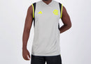 Regata Flamengo Treino Cinza 24/25 - Adidas Versão Torcedor