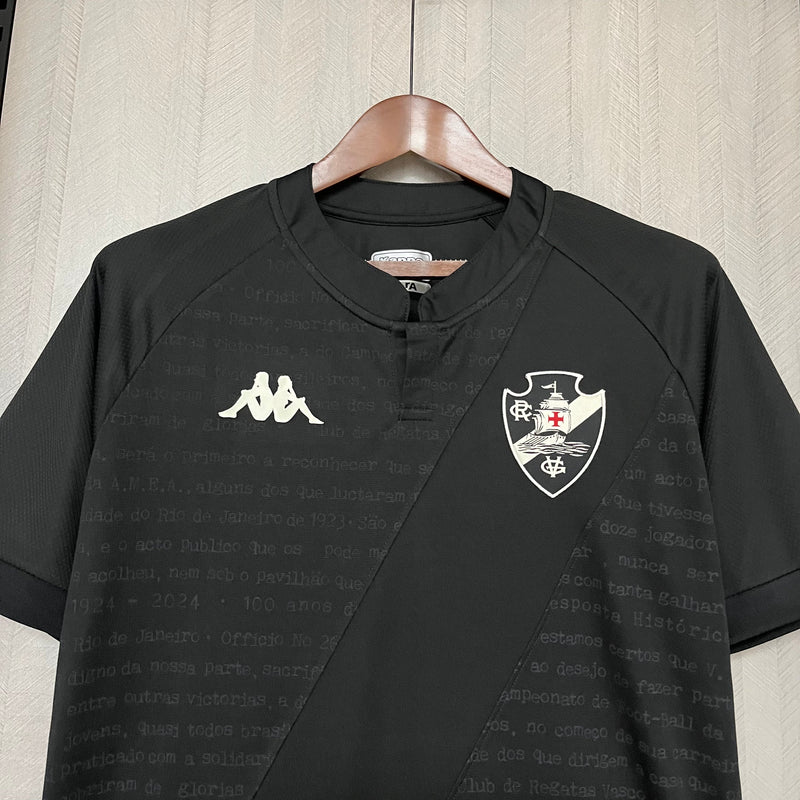 Camisa Vasco Black  24/25 - Kappa Torcedor Masculina