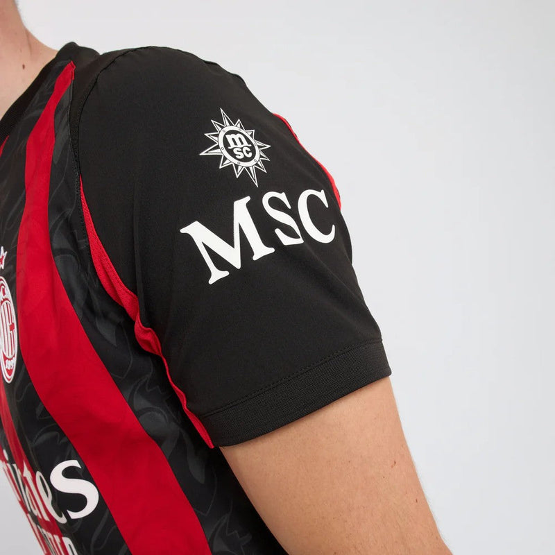Camisa Milan Home 2025/26 - Torcedor Masculina - Lançamento