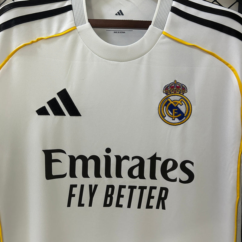 Camisa Real Madrid Home 2025/26 -  Torcedor Masculina - Lançamento