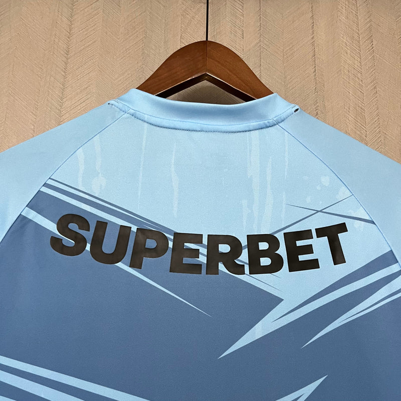 Camisa São Paulo Azul Goleiro 25/26 - Torcedor Masculina