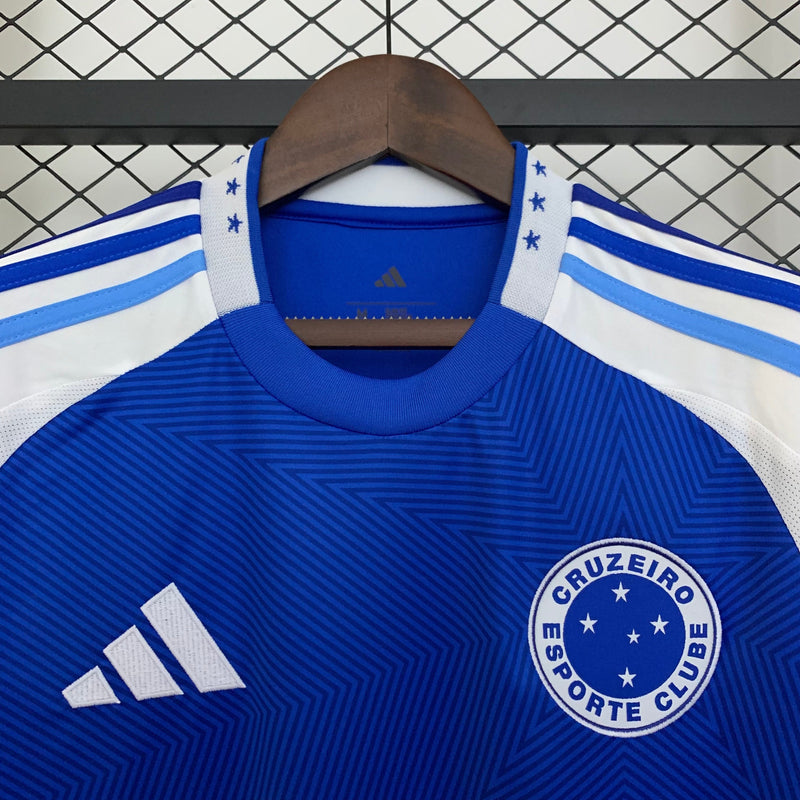 Camisa Cruzeiro Home 2025/26 - Adidas Torcedor Masculina