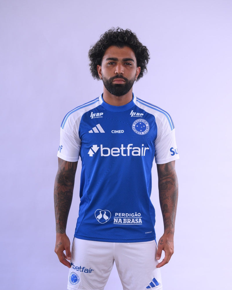 Camisa Cruzeiro Home 2025/26 - Torcedor Masculina - Lançamento