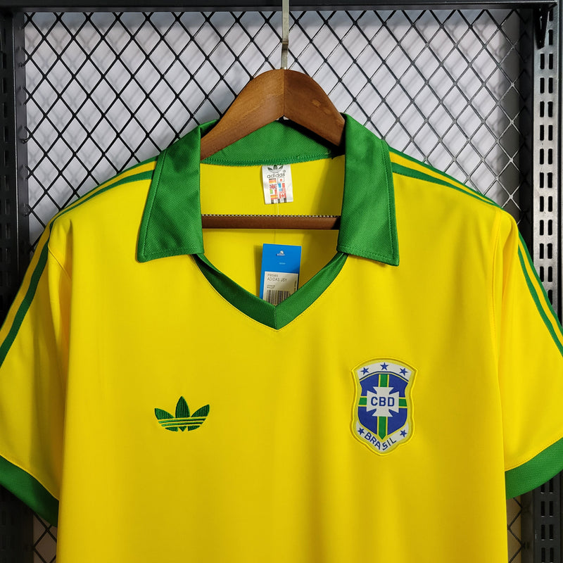 Camisa Brasil Titular 1979 - Versão retro