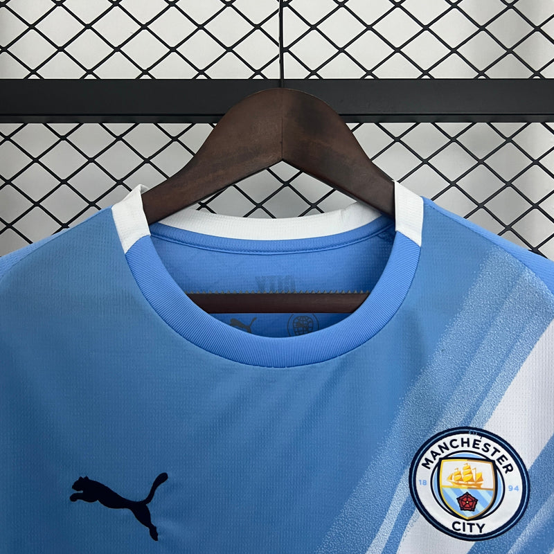 Camisa Manchester City Home 2025/26 - Torcedor Masculina - Lançamento