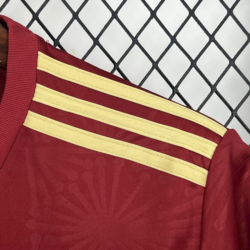 Camisa Seleção México Gold- Red 2025/26 - Adidas Torcedor Masculina