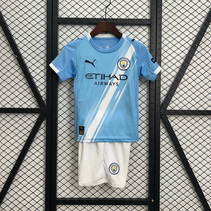 Kit Infantil Manchester City Home 2025/26