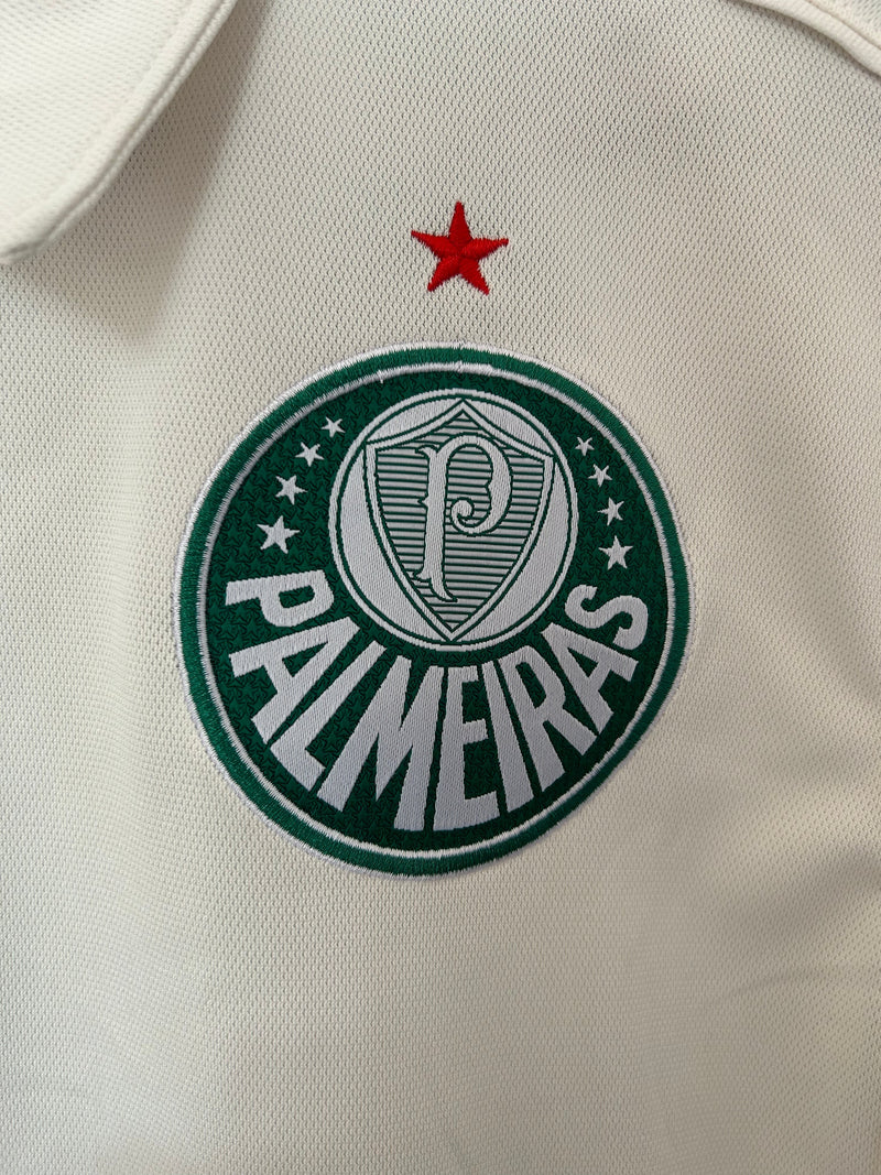 Camisa Palmeiras Polo Branca 2025/26 - Puma Torcedor Masculina