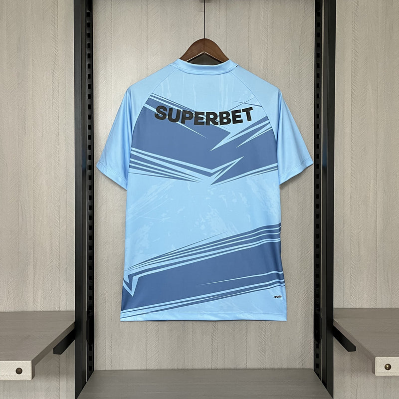 Camisa São Paulo Azul Goleiro 25/26 - Torcedor Masculina