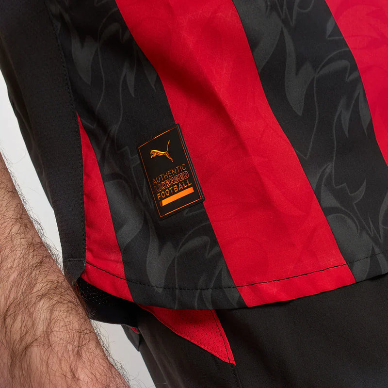 Camisa Milan Titular 25/26 - Jogador - Lançamento