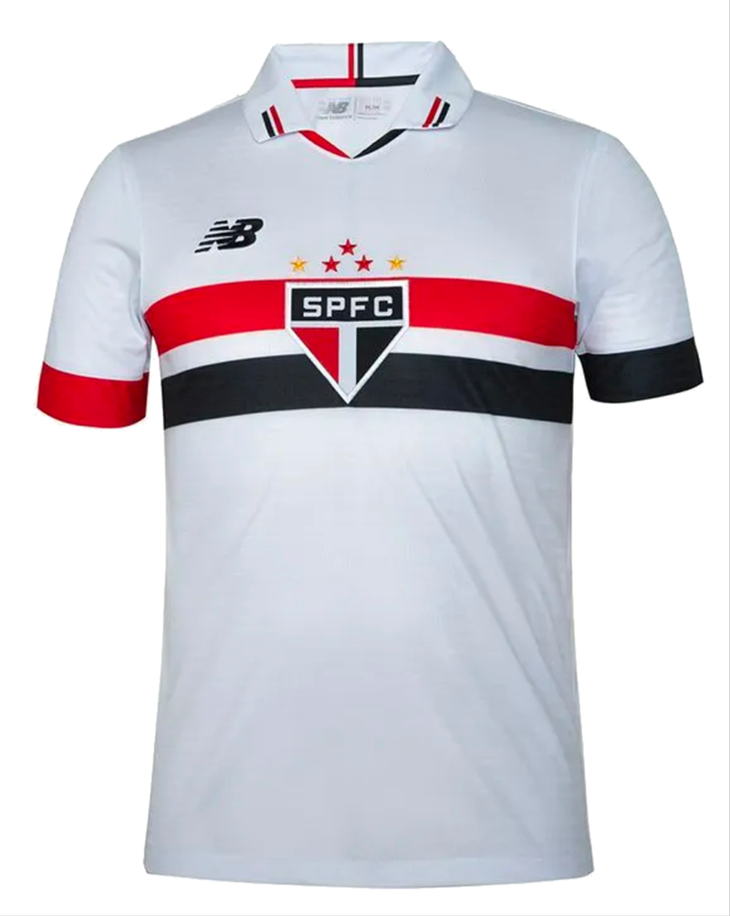 Camisa São Paulo Home 24/25 - New Balance Torcedor Masculina - Lançamento