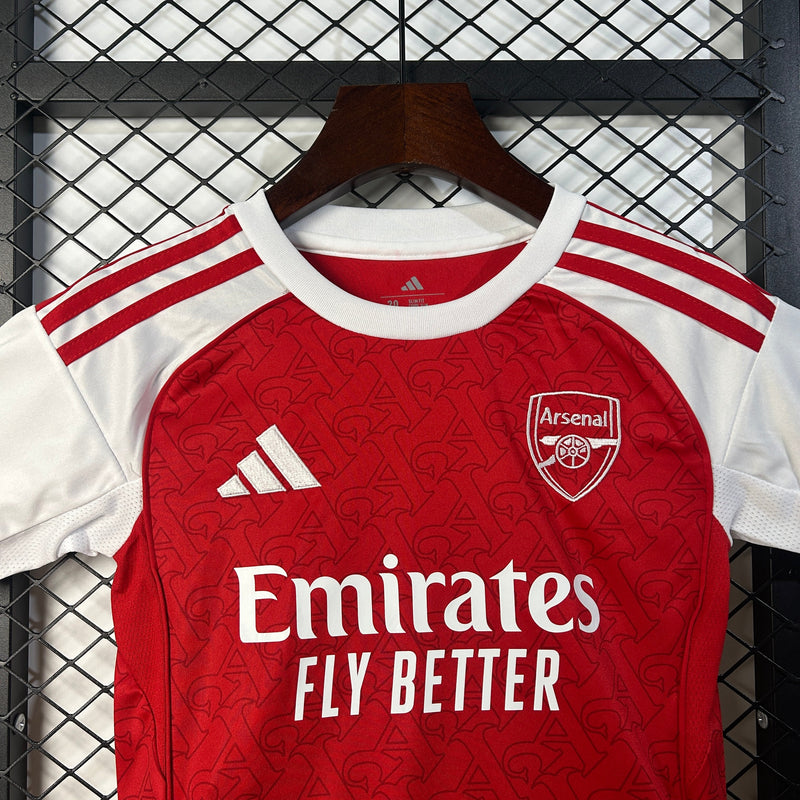 Kit Infantil Arsenal Home 2025/26