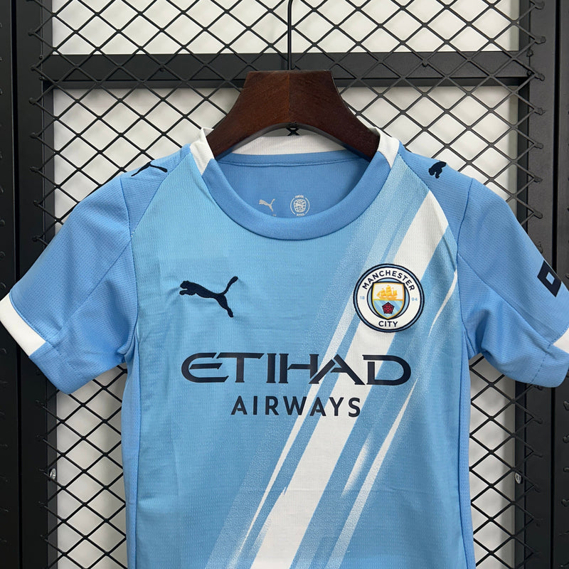Kit Infantil Manchester City Home 2025/26