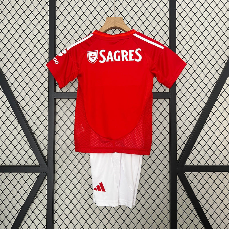 Kit Infantil Benfica Home 24/25 Lançamento