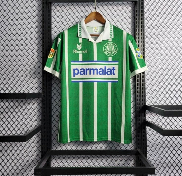 Camisa Palmeiras Parmalat - Versão Retro