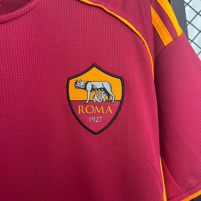 Camisa AS Roma Home 2025/26 - Torcedor Masculina - Lançamento