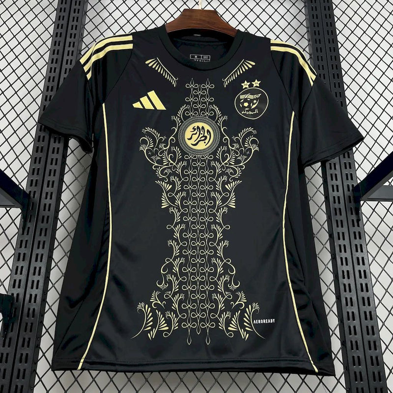 Seleção Algeria Karakou Black gold 24/25 - Adidas Torcedor Masculina