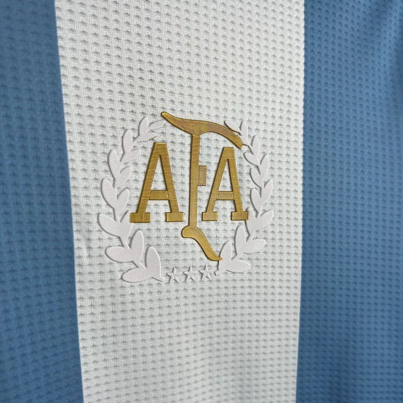 Camisa Seleção Argentina 50 anos 24/25 - Adidas Torcedor Masculina