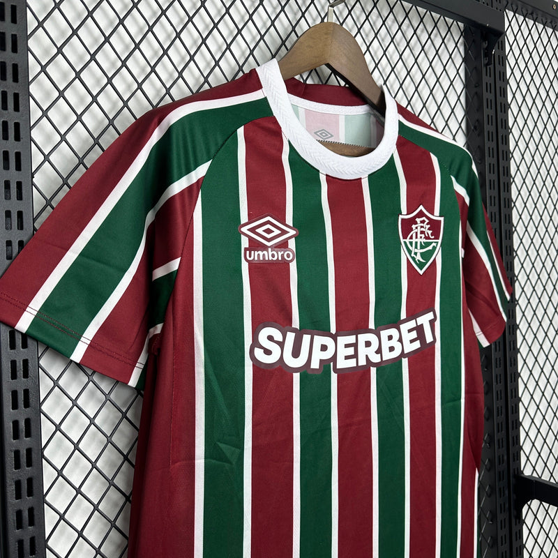 Camisa Fluminense Home 25/26 - Torcedor Masculina