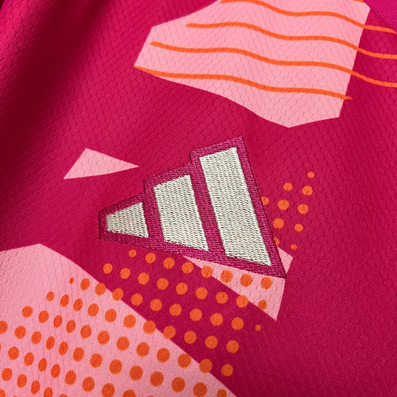 Camisa Flamengo Goleiro Pink 25/26 - Adidas Torcedor Masculina