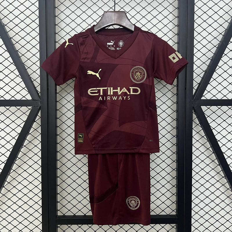 Kit Infantil Manchester City III 24/25
