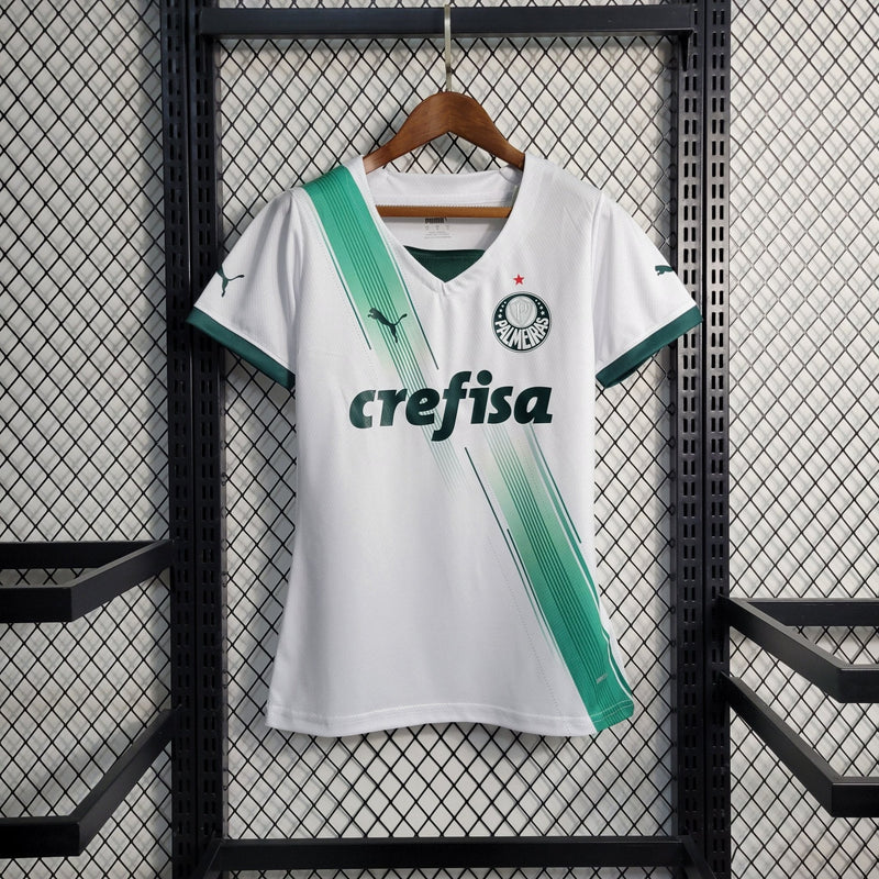 Camisa Palmeiras AWAY 23/24 - Puma Torcedor Feminina - Branca