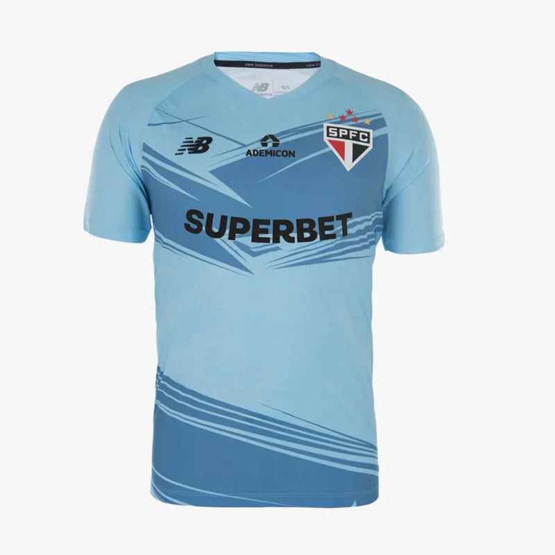 Camisa São Paulo Azul Goleiro 25/26 - Torcedor Masculina