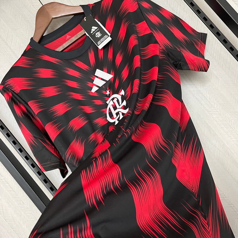 Camisa Flamengo Pré Jogo 25/26 - Adidas Torcedor Masculina