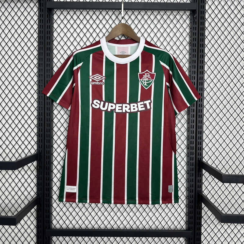 Camisa Fluminense Home 25/26 - Torcedor Masculina