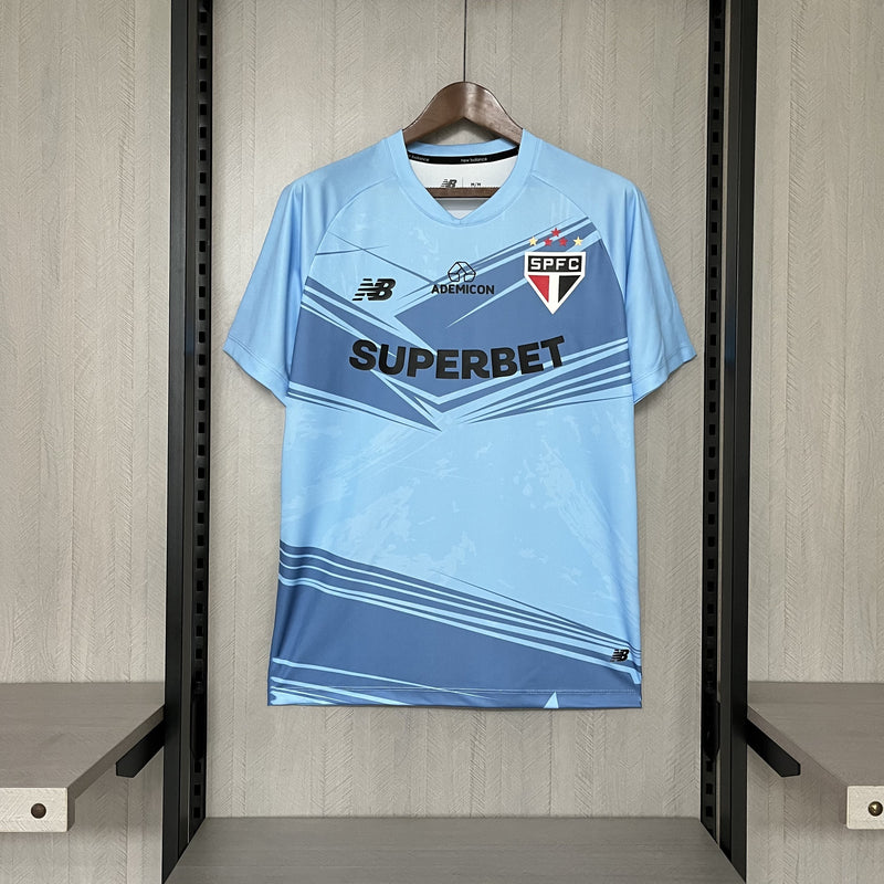 Camisa São Paulo Azul Goleiro 25/26 - Torcedor Masculina