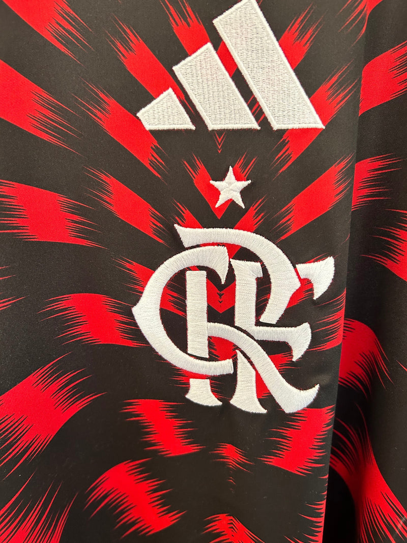 Camisa Flamengo Pré-Jogo 25/26 - Adidas Torcedor Masculina